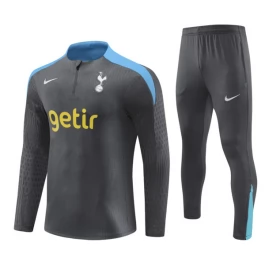 Kids Tottenham Hotspur Trainingspakken 2024-25 - 1-4 Zip Grijs