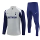 Kids Tottenham Hotspur Trainingssweaterpak 2025-26 - 1-4 Zip Grijs
