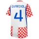 Kroatië Gvardiol 4 Thuisshirt WK 2026