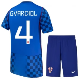 Kroatië Gvardiol 4 Uittenue WK 2026 Kind