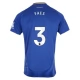 Leicester City Faes 3 Thuisshirt 2024-2025 Voetbaltenue