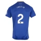 Leicester City Justin 2 Thuisshirt 2024-2025 Voetbaltenue