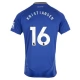 Leicester City Kristiansen 16 Thuisshirt 2024-2025 Voetbaltenue