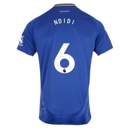 Leicester City Ndidi 6 Thuisshirt 2024-2025 Voetbaltenue