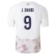 Lille OSC J.David 9 Uitshirt 2024-2025 Voetbaltenue