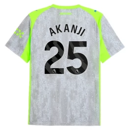 Manchester City Akanji 25 Third Shirt 2025-2026 Voetbaltenue