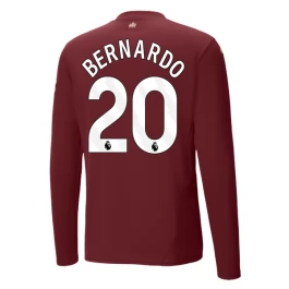 Manchester City Bernardo 20 Third Shirt 2024-2025 L/S Voetbaltenue