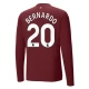 Manchester City Bernardo 20 Third Shirt 2024-2025 L/S Voetbaltenue