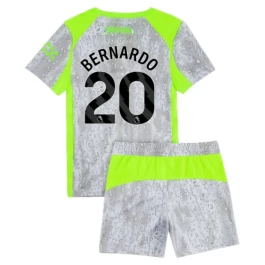 Manchester City Bernardo 20 Third Shirt Kids 2025-2026 Voetbaltenue