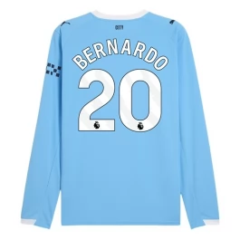 Manchester City Bernardo 20 Thuisshirt 2025-2026 L/S Voetbaltenue