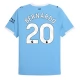 Manchester City Bernardo 20 Thuisshirt 2025-2026 Voetbaltenue