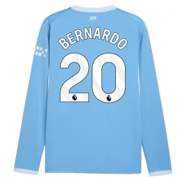 Manchester City Bernardo 20 Thuisshirt 2026-2027 Lange Mouwen