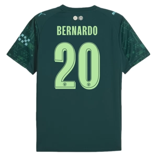 Manchester City Bernardo 20 Thuisshirt Fourth 2025-2026 Voetbaltenue Manchester City Bernardo 20 Thuisshirt Fourth 2025-2026 Voetbaltenue