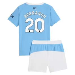 Manchester City Bernardo 20 Thuisshirt Kids 2025-2026 Voetbaltenue