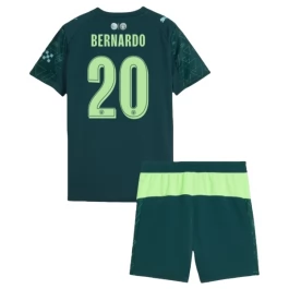Manchester City Bernardo 20 Thuisshirt Kids Fourth 2025-2026 Voetbaltenue