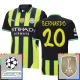 Manchester City Bernardo 20 Uitshirt Champions League With Patch 2024-2025 Voetbaltenue