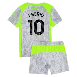 Manchester City Cherki 10 Third Shirt Kids 2025-2026 Voetbaltenue