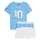 Manchester City Cherki 10 Thuisshirt Kids 2025-2026 Voetbaltenue