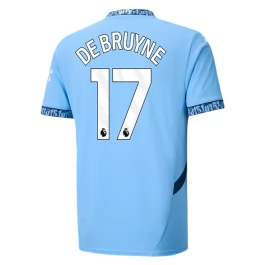 Manchester City De Bruyne 17 Thuisshirt 2024-2025 Voetbaltenue