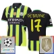 Manchester City De Bruyne 17 Uitshirt Champions League With Patch 2024-2025 Voetbaltenue