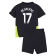 Manchester City De Bruyne 17 Uitshirt Kids 2024-2025 Voetbaltenue