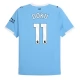 Manchester City Doku 11 Thuisshirt 2025-2026 Voetbaltenue