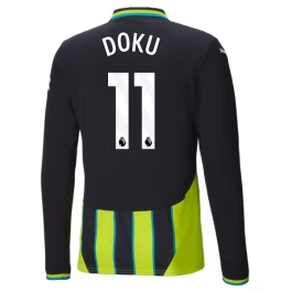 Manchester City Doku 11 Uitshirt 2024-2025 L/S Voetbaltenue