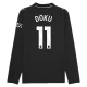 Manchester City Doku 11 Uitshirt 2025-2026 L/S Voetbaltenue