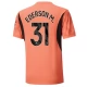 Manchester City Ederson M. 31 Keeper Uitshirt 2024-2025 Voetbaltenue