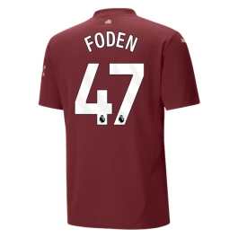 Manchester City Foden 47 Third Shirt 2024-2025 Voetbaltenue