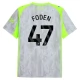 Manchester City Foden 47 Third Shirt 2025-2026 Voetbaltenue