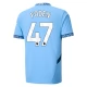 Manchester City Foden 47 Thuisshirt 2024-2025 Voetbaltenue