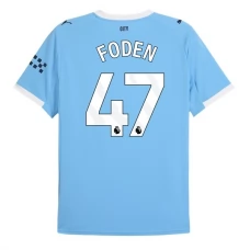Manchester City Foden 47 Thuisshirt 2025-2026 Voetbaltenue