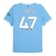Manchester City Foden 47 Thuisshirt 2025-2026 Voetbaltenue