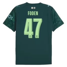Manchester City Foden 47 Thuisshirt Fourth 2025-2026 Voetbaltenue