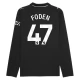 Manchester City Foden 47 Uitshirt 2025-2026 L/S Voetbaltenue