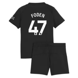 Manchester City Foden 47 Uitshirt Kids 2025-2026 Voetbaltenue