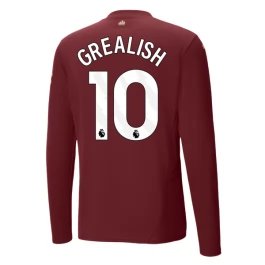 Manchester City Grealish 10 Third Shirt 2024-2025 L/S Voetbaltenue