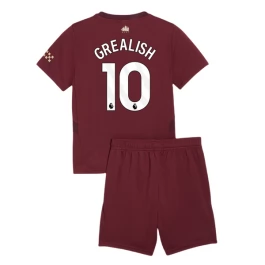 Manchester City Grealish 10 Third Shirt Kids 2024-2025 Voetbaltenue