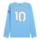 Manchester City Grealish 10 Thuisshirt 2025-2026 L/S Voetbaltenue
