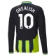 Manchester City Grealish 10 Uitshirt 2024-2025 L/S Voetbaltenue