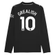 Manchester City Grealish 10 Uitshirt 2025-2026 L/S Voetbaltenue