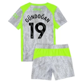 Manchester City Gündoğan 19 Third Shirt Kids 2025-2026 Voetbaltenue