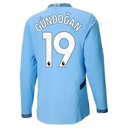 Manchester City Gündoğan 19 Thuisshirt 2024-2025 L/S Voetbaltenue
