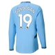 Manchester City Gündoğan 19 Thuisshirt 2024-2025 L/S Voetbaltenue