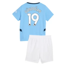 Manchester City Gündoğan 19 Thuisshirt Kids 2024-2025 Voetbaltenue