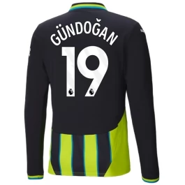 Manchester City Gündoğan 19 Uitshirt 2024-2025 L/S Voetbaltenue