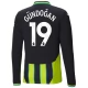 Manchester City Gündoğan 19 Uitshirt 2024-2025 L/S Voetbaltenue