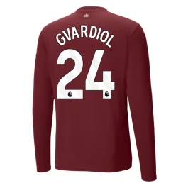 Manchester City Gvardiol 24 Third Shirt 2024-2025 L/S Voetbaltenue