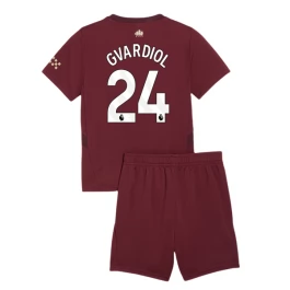 Manchester City Gvardiol 24 Third Shirt Kids 2024-2025 Voetbaltenue